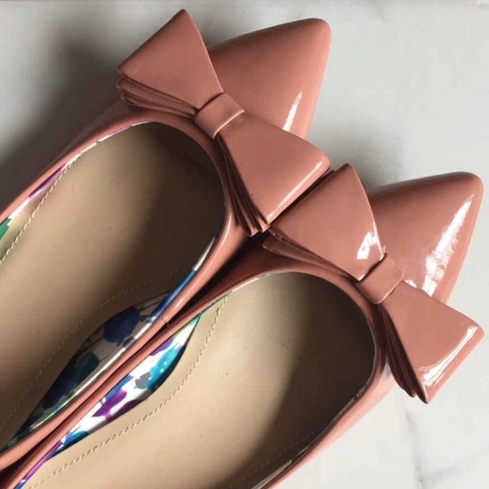 NWOT BCBGeneration Women Flats With Bow | Size 6.5 | Color Blush/Nude/Pale Pink